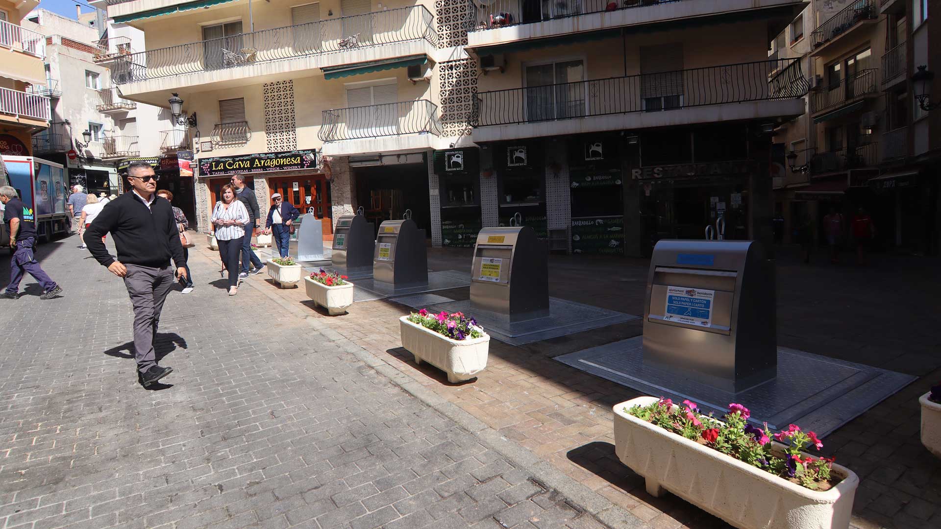 La cara y la cruz del reciclaje en Benidorm