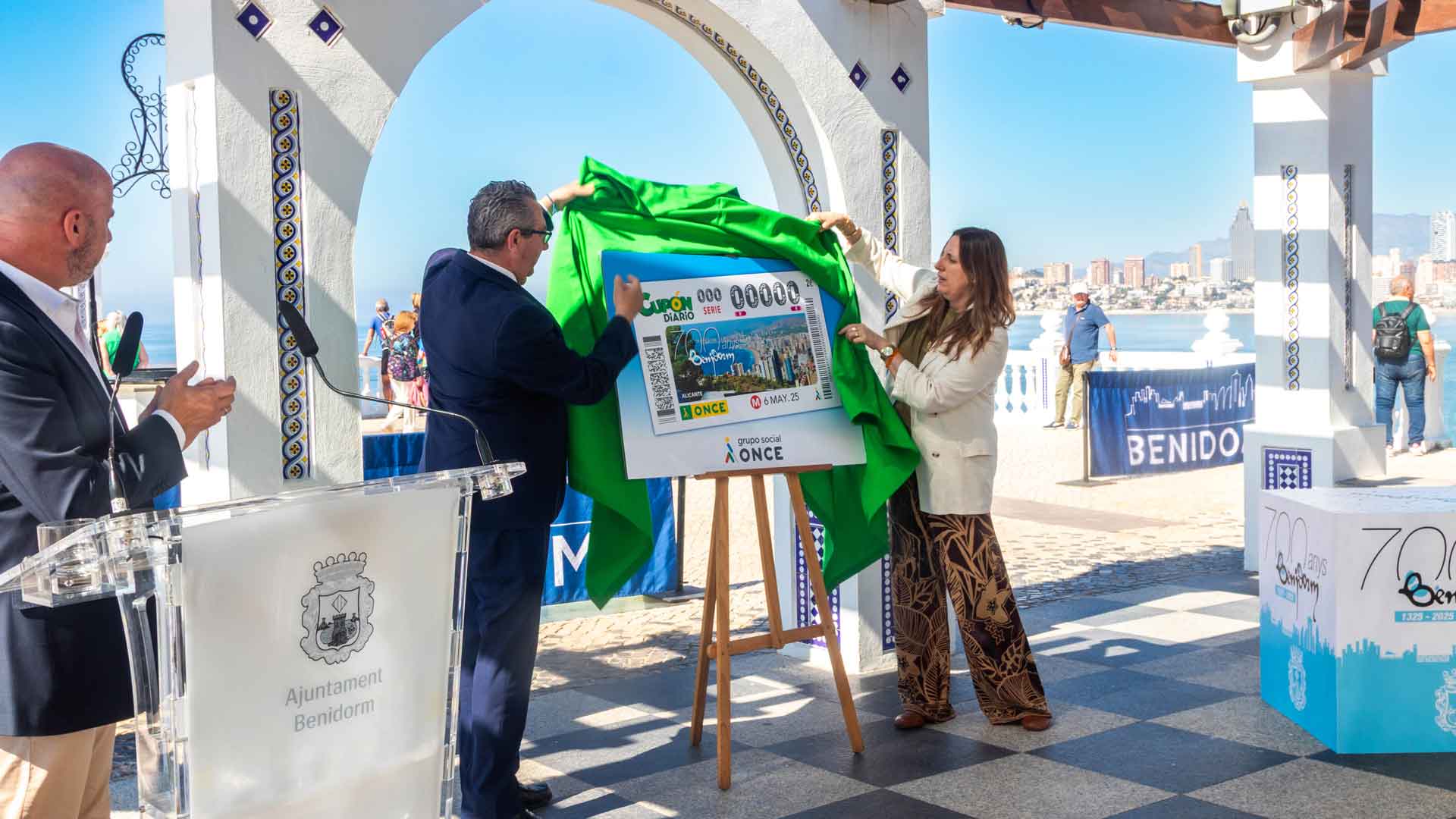 Esta es la fecha del cupón que la ONCE va a dedicar a Benidorm por su 700 aniversario