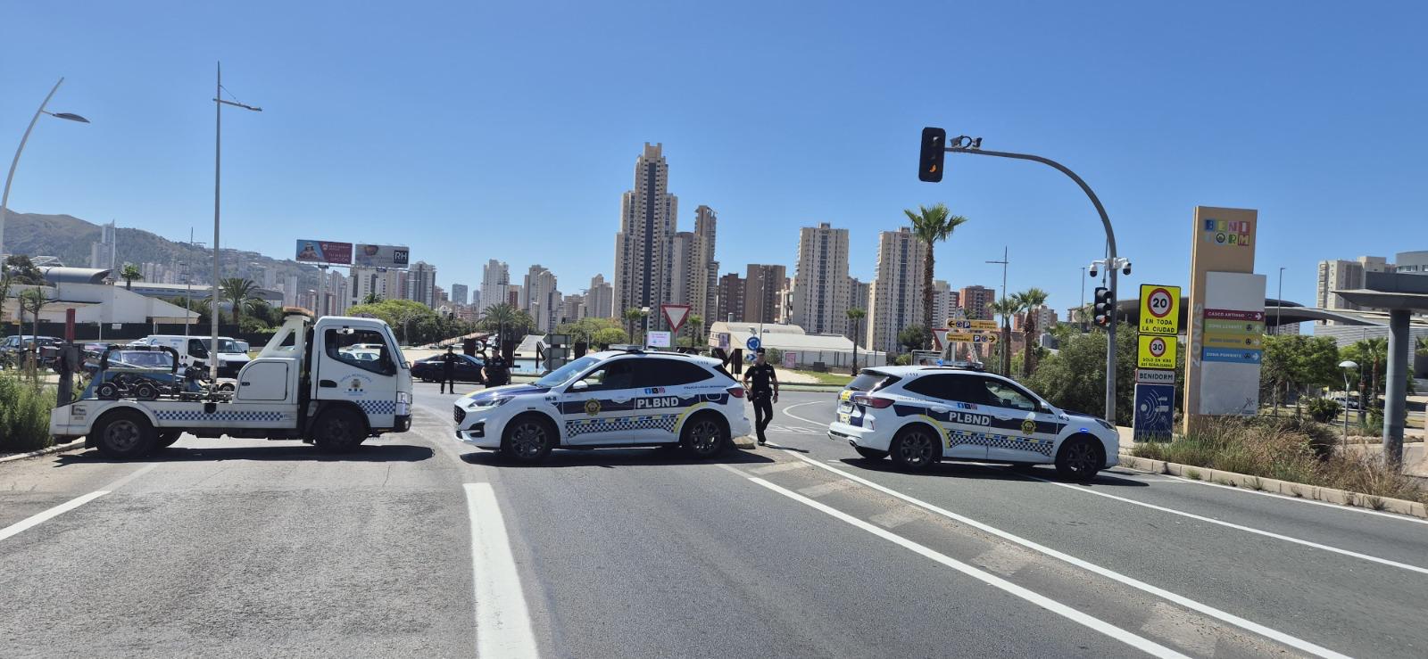 La Policía cierra Benidorm ‘a cal y canto’ para evitar la fuga de delincuentes