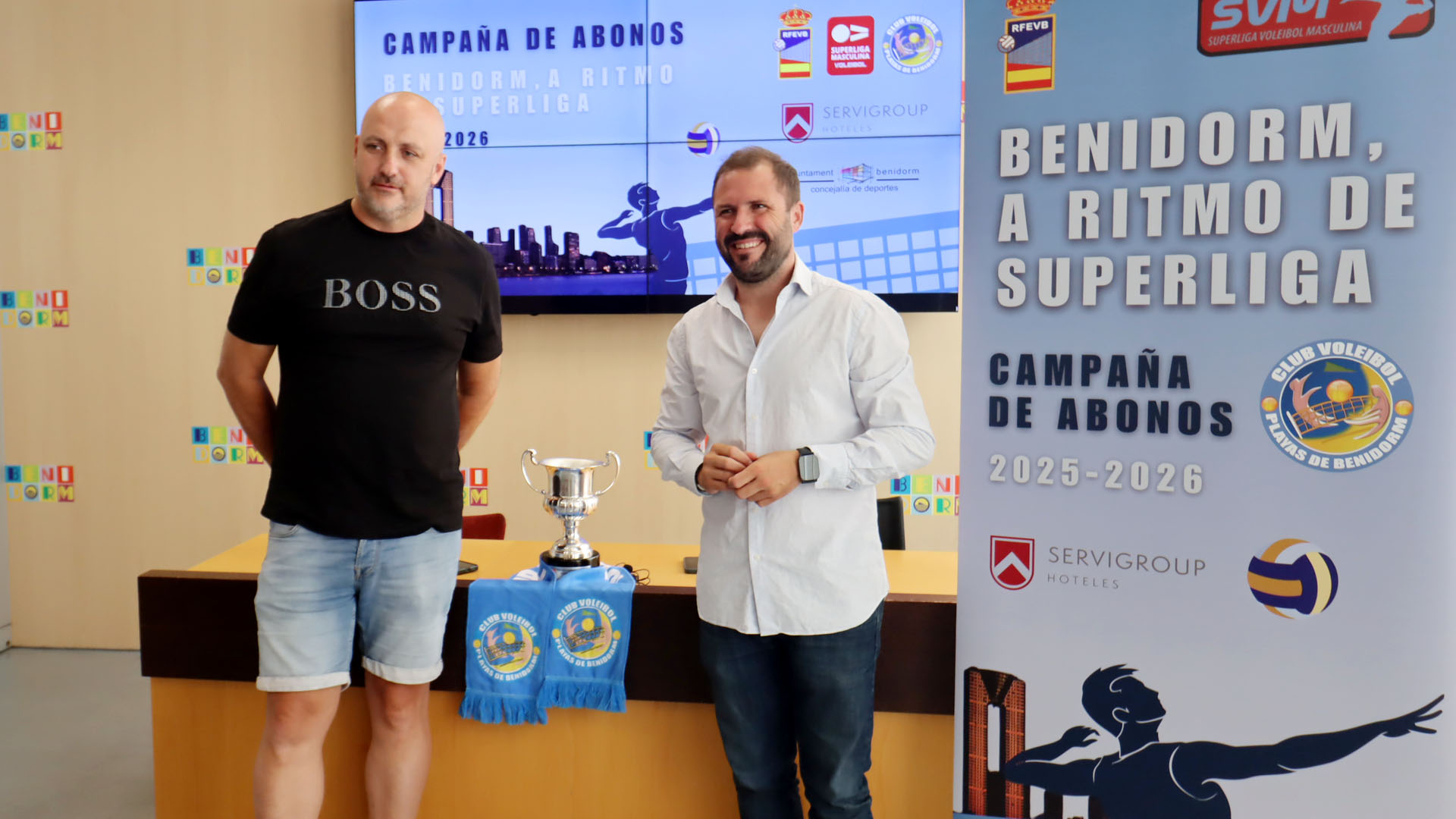 Benidorm se abona a la élite del vóley ‘a ritmo de Superliga’