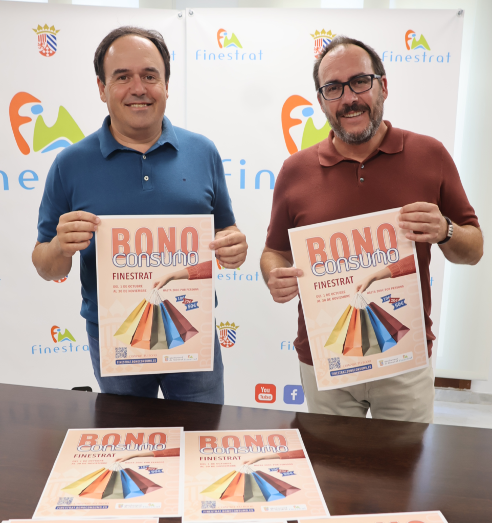 Así funciona el bono consumo de Finestrat que empieza este miércoles