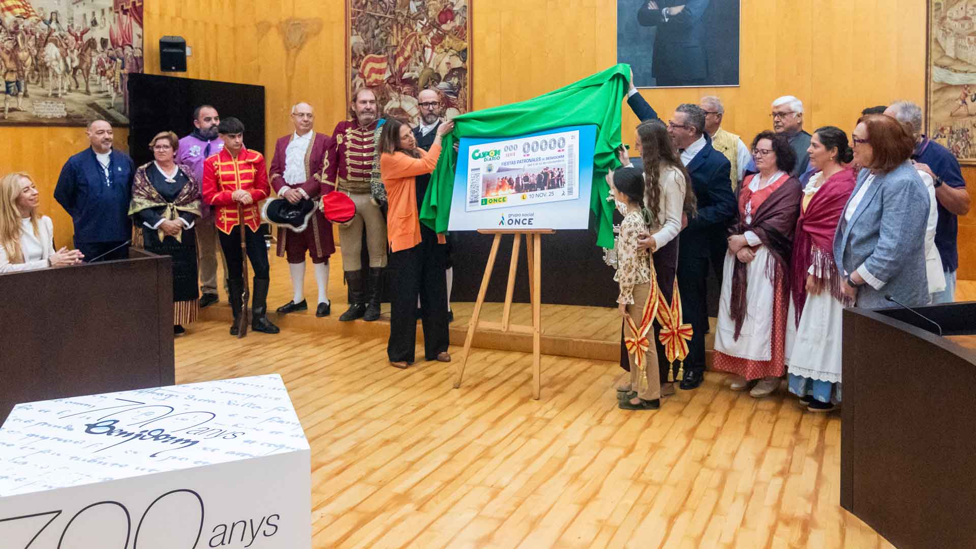 Cinco millones de cupones de la ONCE celebrarán las Fiestas de Benidorm por primera vez