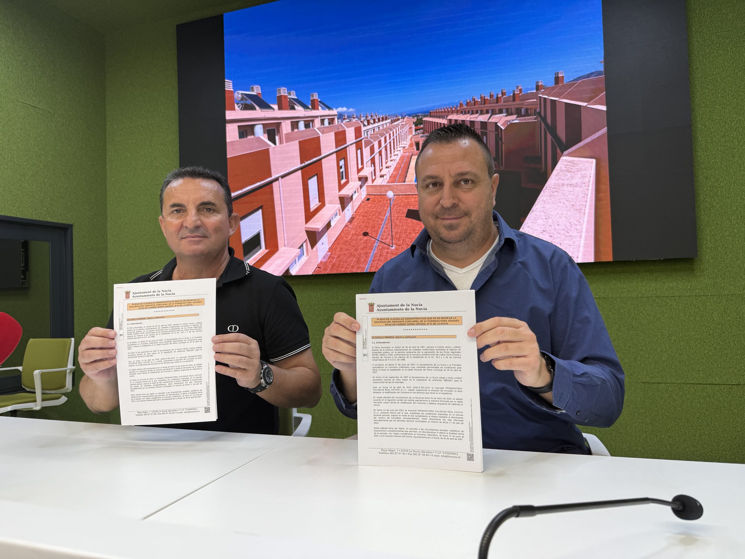 La Nucía presenta las bases de adjudicación de 12 viviendas para jóvenes