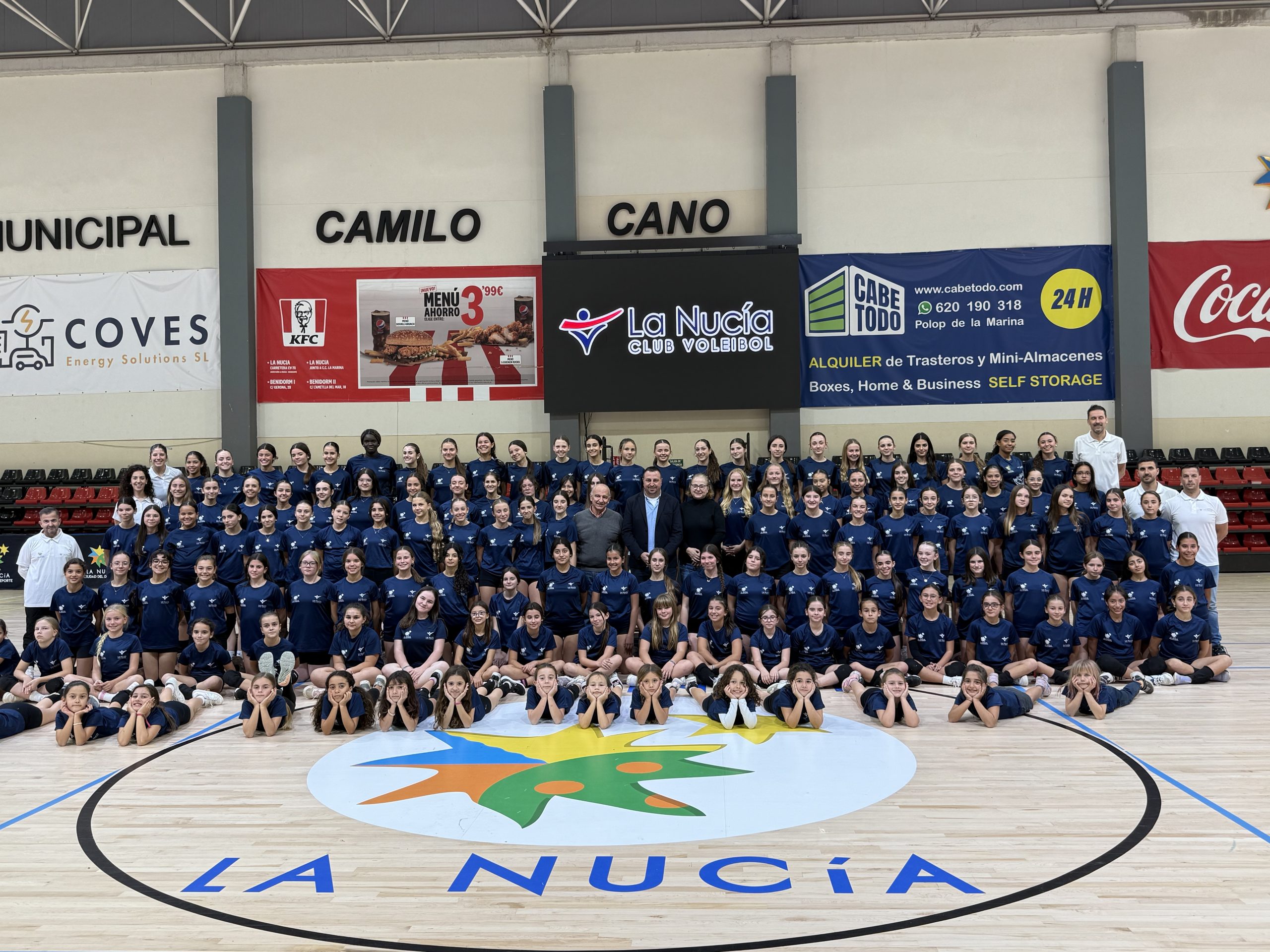 El Voleibol La Nucía bate récord con 174 jugadoras para la nueva temporada