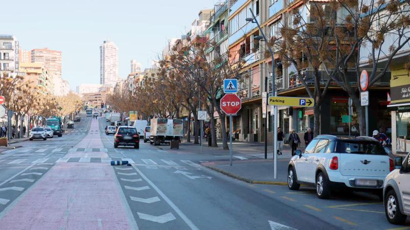 Cierre parcial de la avenida Jaime I de Benidorm desde la madrugada del domingo al lunes