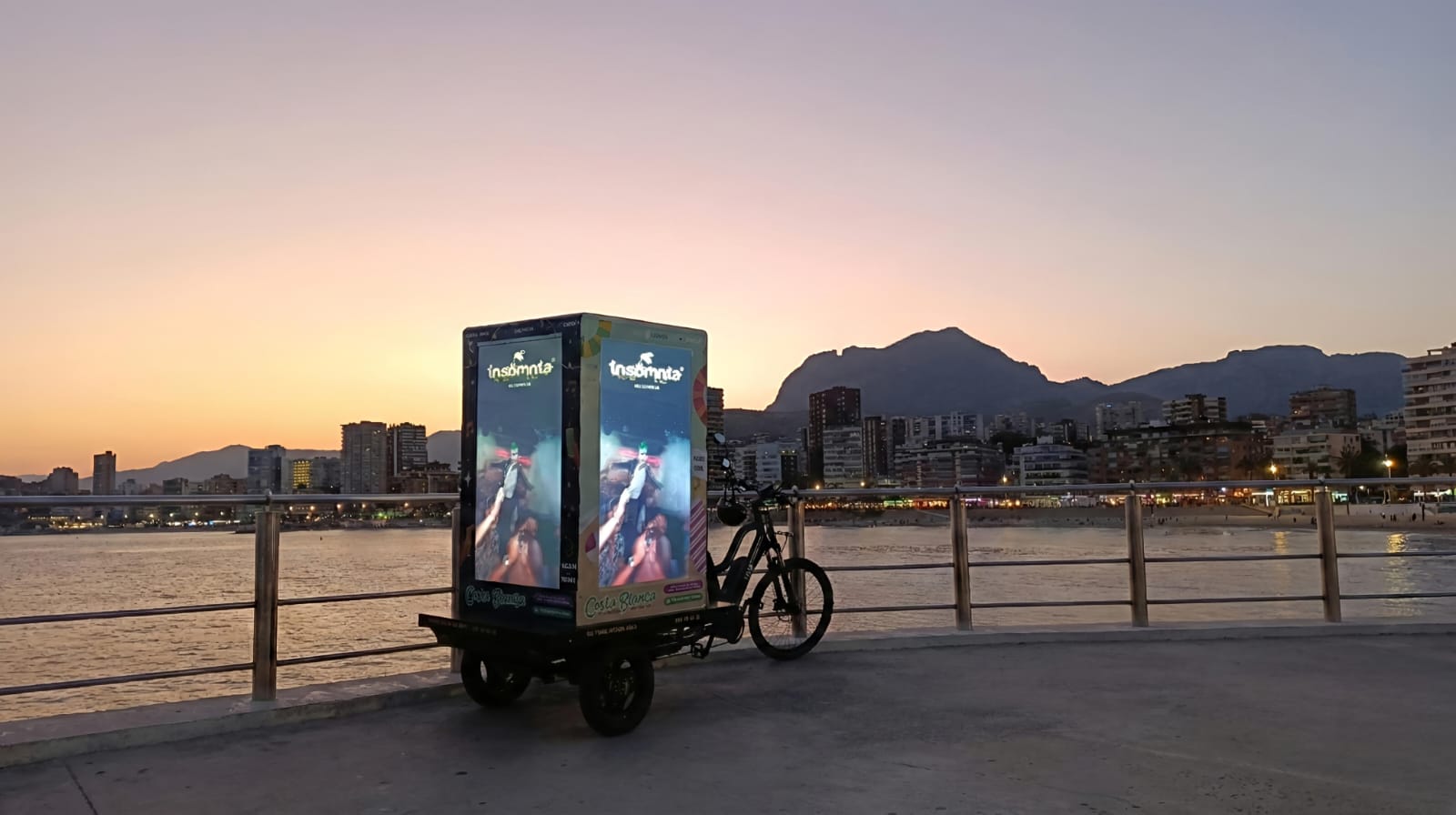Benidorm premia un innovador triciclo que mide el impacto real de la publicidad