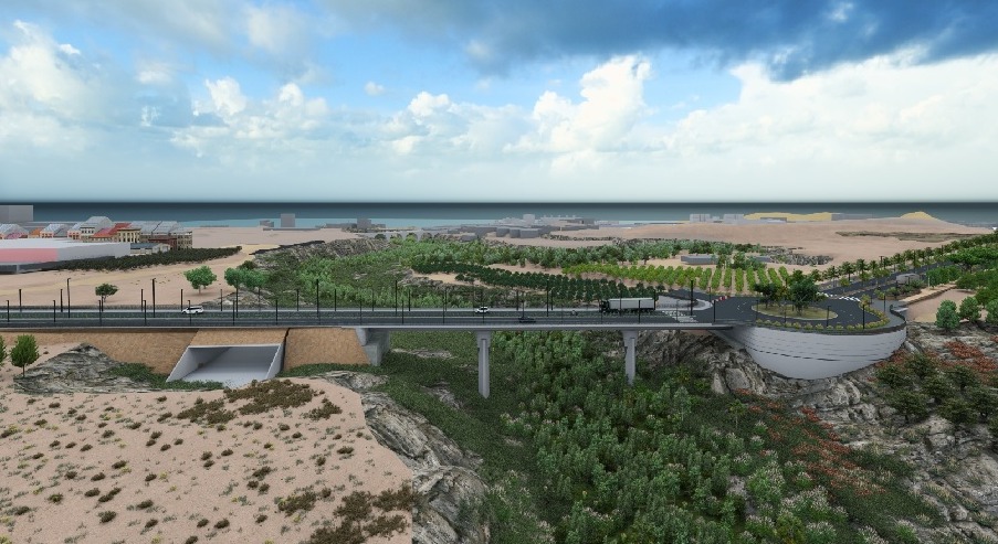 El alcalde de Villajoyosa anuncia 31 millones para una nueva Vía Parque con un puente sobre el río