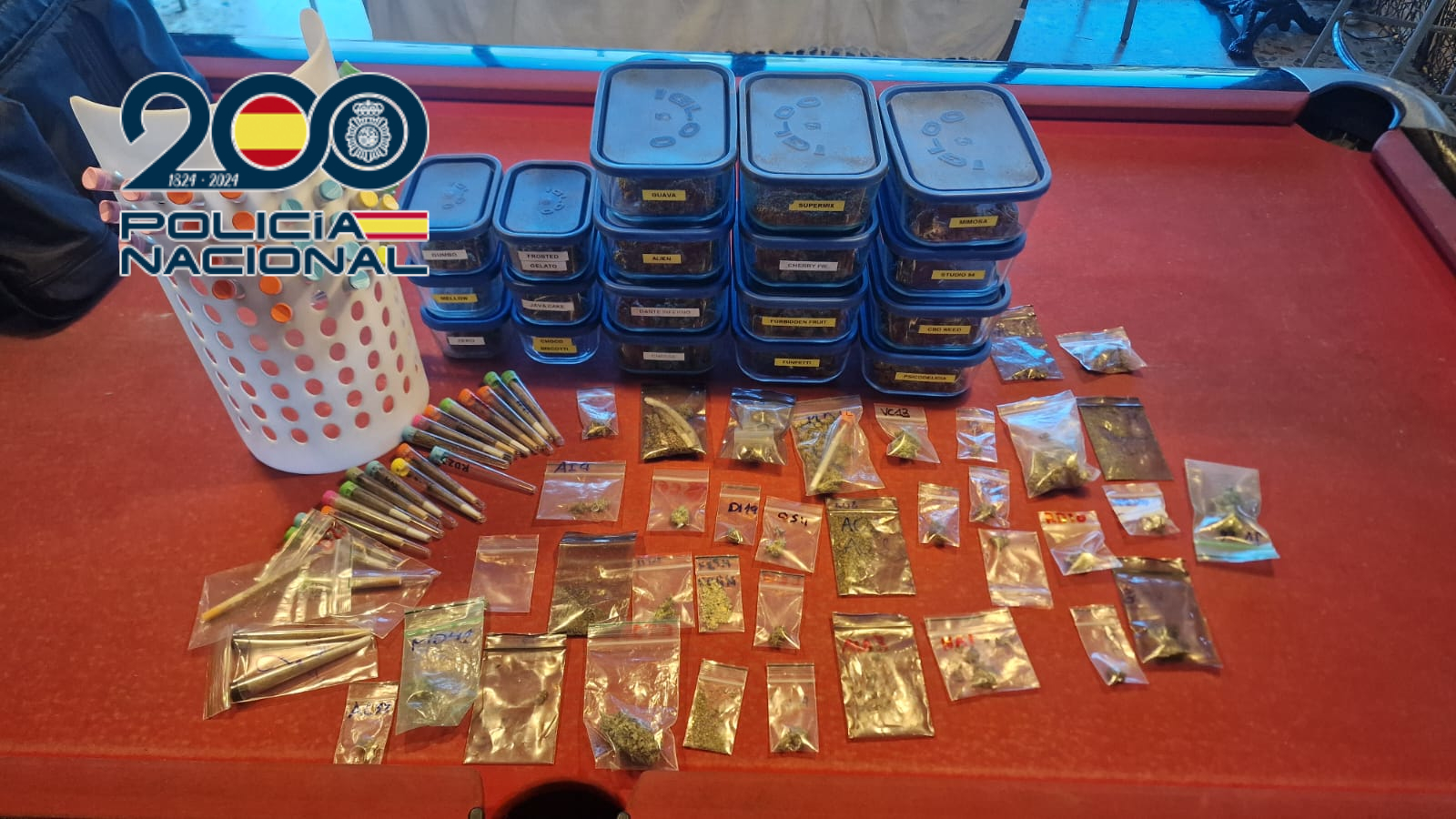 La Policía Nacional desmantela uno de los principales puntos de venta de droga en Altea