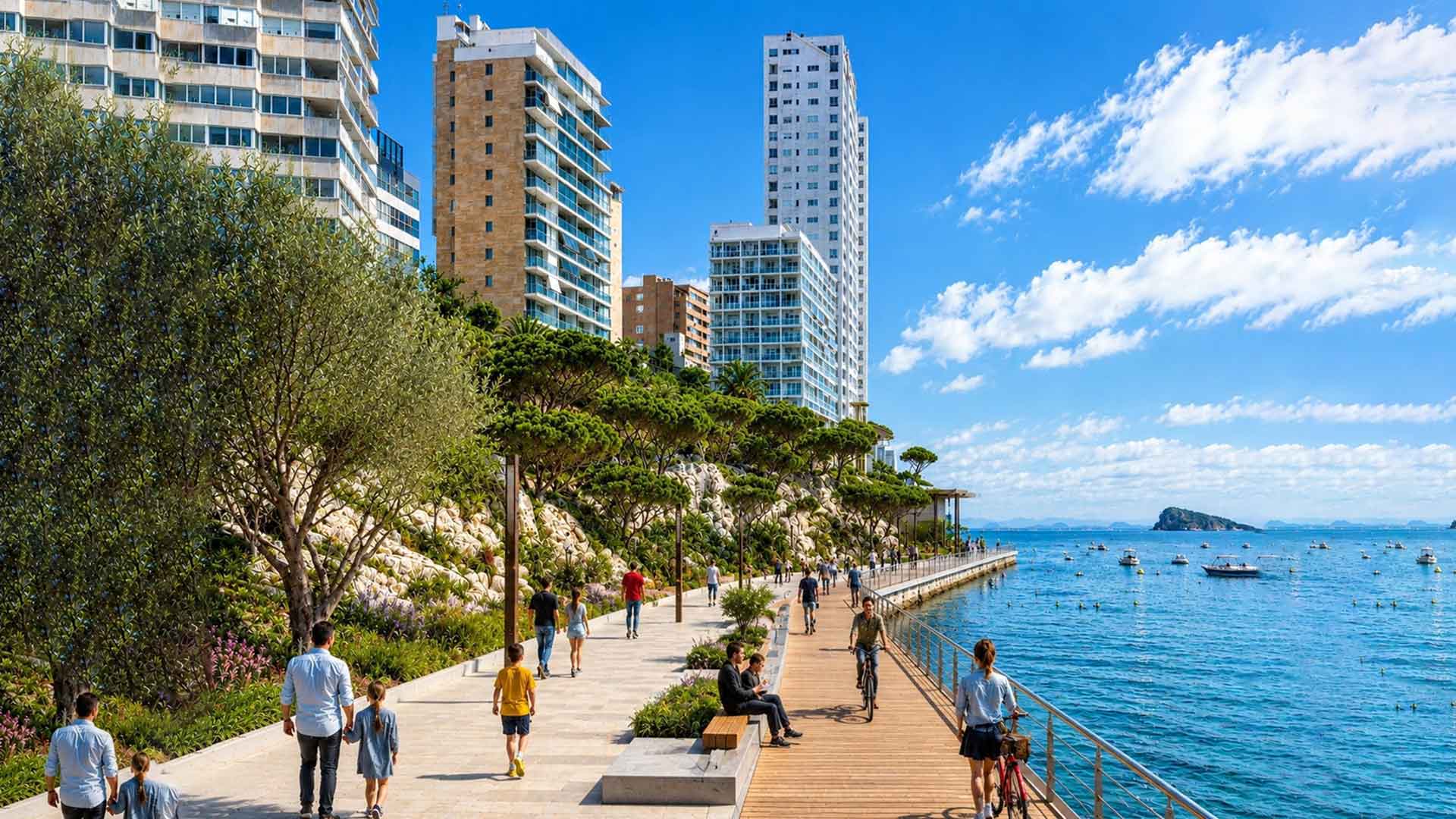 La Generalitat destina 50 millones al cierre de la bahía de Benidorm