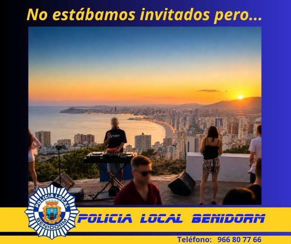 Clausurada una ‘rave’ ilegal con más de cien personas en el parque natural de Serra Gelada en Benidorm