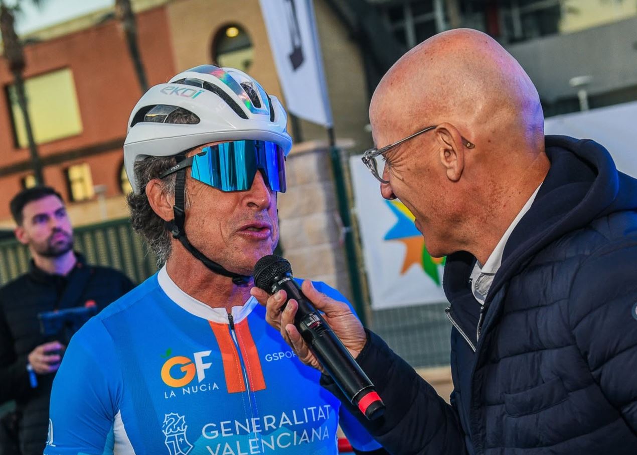 Pedro Delgado: “Lo más importante es disfrutar del Gran Fondo La Nucía”