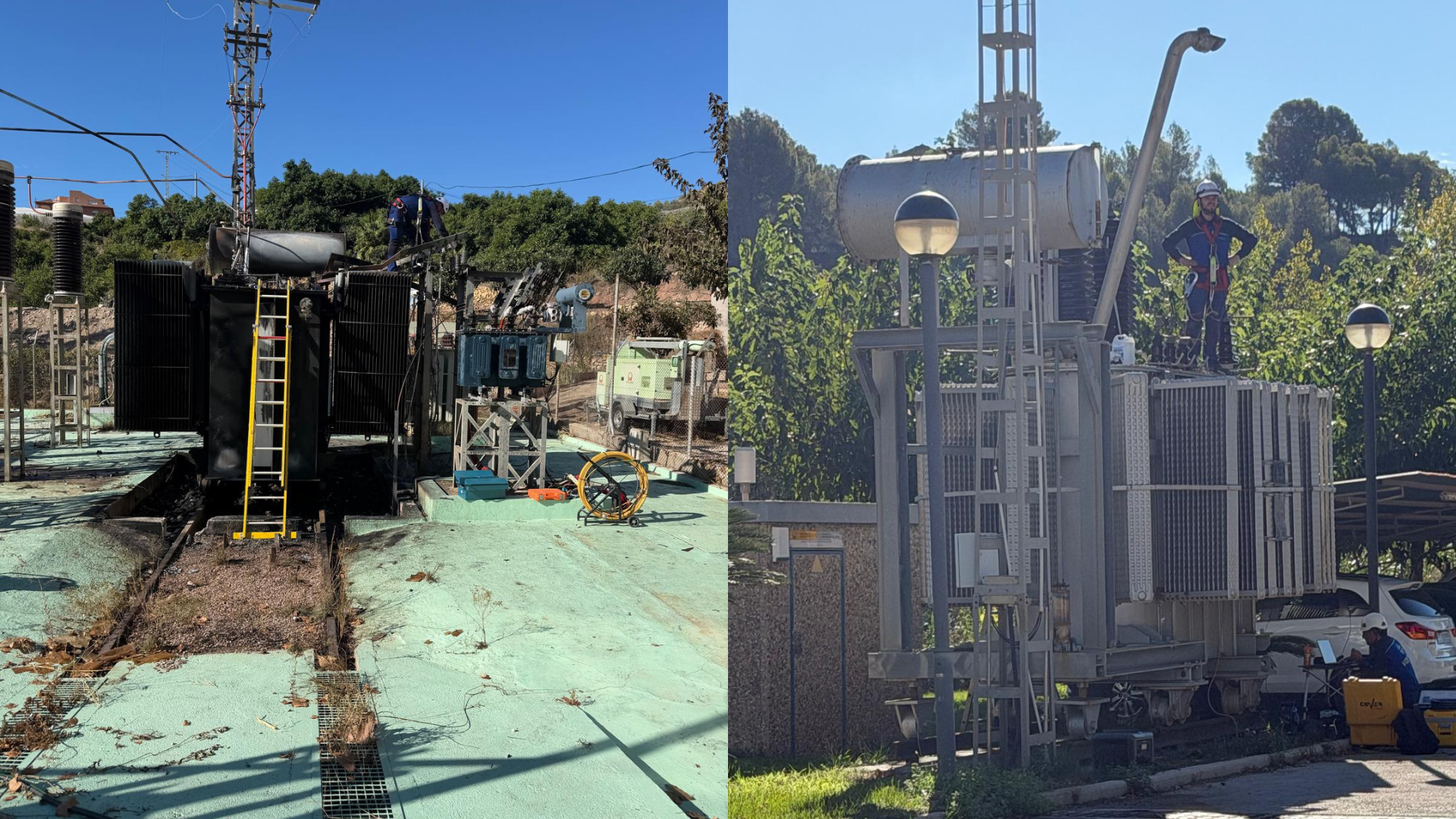 La Marina Baixa sustituye de urgencia el transformador del Algar para evitar vaciar los embalses y garantizar el suministro
